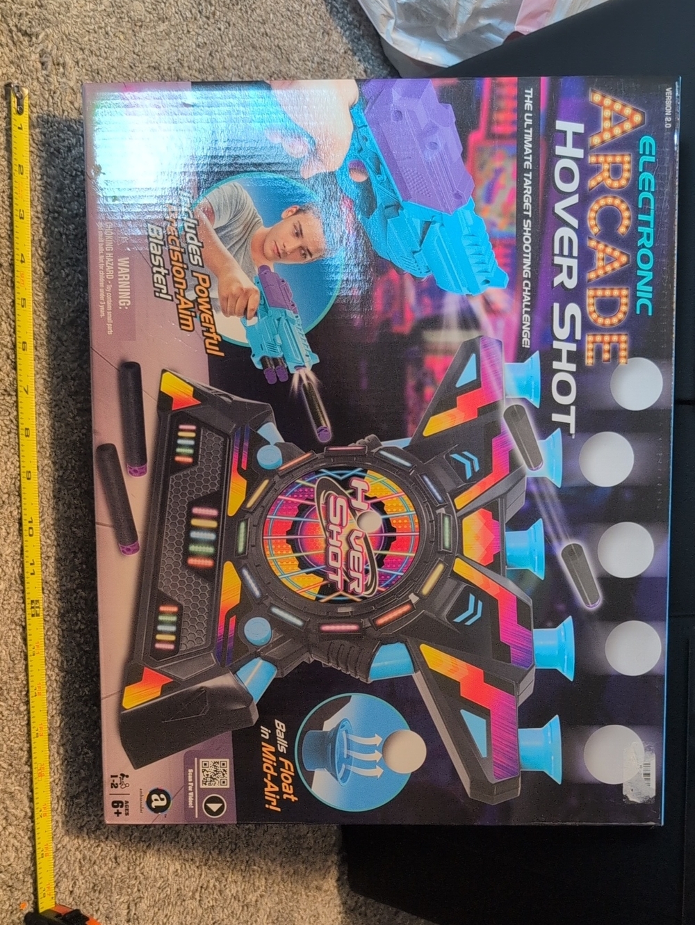 NWT Electronic Arcade Hover Shot Toy Blaster